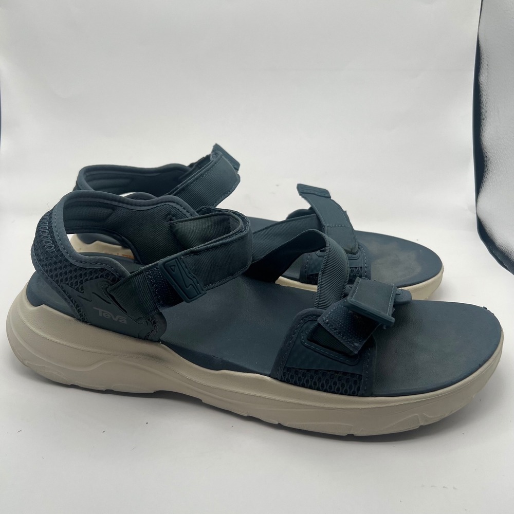 Teva Zymic Mens Sandals Blue Tan Max Comf Hiking Strappy 1124049 Size 11